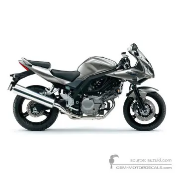 Suzuki SV650S 2009 - Szary - Oort Gray Metallic