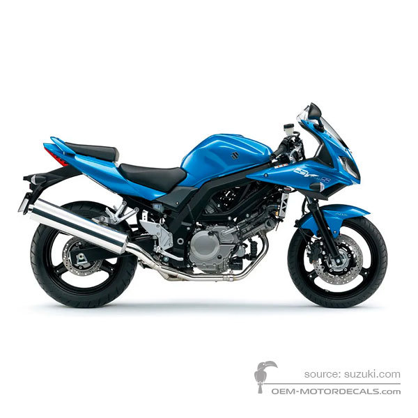 Decals for Suzuki SV650S 2009 - Blue • Suzuki OEM Decals