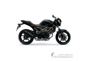 Decals for Suzuki SV650X 2021 - Black • Suzuki OEM Decals