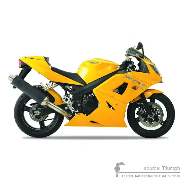 Triumph DAYTONA 650 2005 - Gelb - Racing Yellow