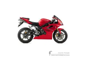 Pegatinas para Triumph DAYTONA 675 2006 - Rojo • Triumph Pegatinas OEM