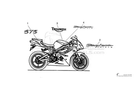 Triumph DAYTONA 675 2007 - Amarillo