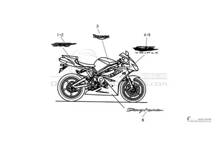 Triumph DAYTONA 675 2011 - Negro