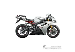 Stickers voor Triumph DAYTONA 675R 2011 - Wit • Triumph OEM Stickers