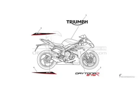 Triumph DAYTONA 675R 2015 - Blanc