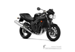 Aufkleber für Triumph SPEED FOUR 2003 - Schwarz • Triumph OEM-Aufkleber