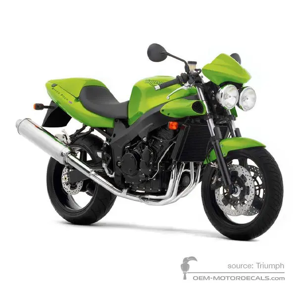 Triumph SPEED FOUR 2004 - Verde - Roulette Green Pearl