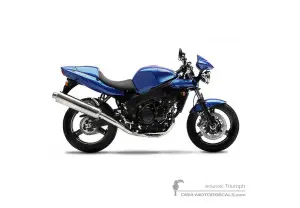 Aufkleber für Triumph SPEED FOUR 2005 - Blau • Triumph OEM-Aufkleber
