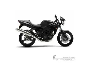 Aufkleber für Triumph SPEED FOUR 2006 - Schwarz • Triumph OEM-Aufkleber