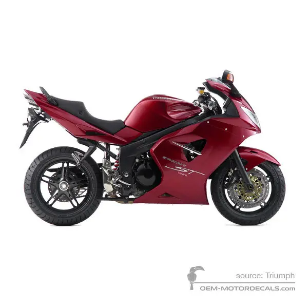 Triumph SPRINT ST 1050i 2007 - Rosso - Sunset Red