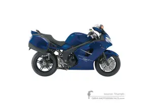 Stickers voor Triumph SPRINT ST 1050i 2008 - Blauw • Triumph OEM Stickers