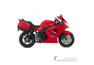 Stickers voor Triumph SPRINT ST 1050i 2010 - Rood • Triumph OEM Stickers
