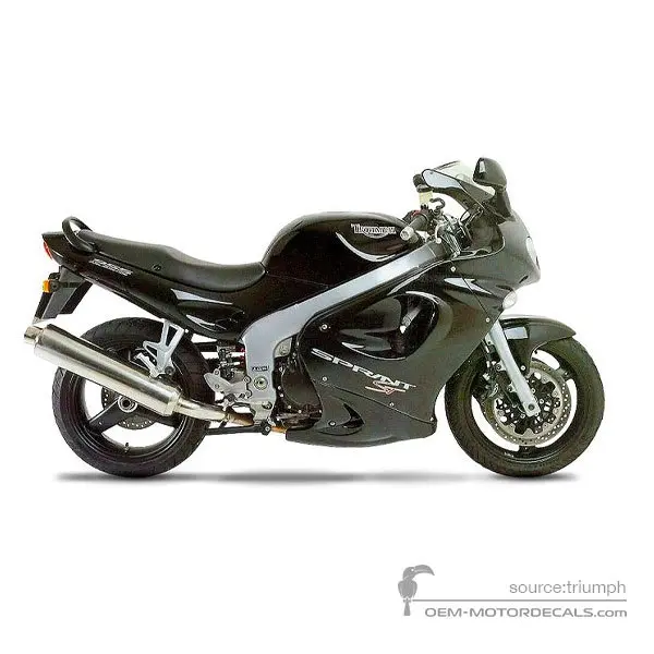 Triumph SPRINT ST 955i 1999 - Zwart - Jet Black