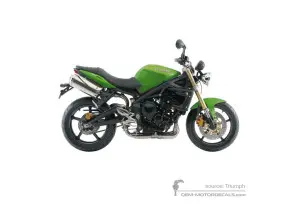 Adesivi per Triumph STREET TRIPLE 675 2008 - Verde • Triumph Adesivi OEM