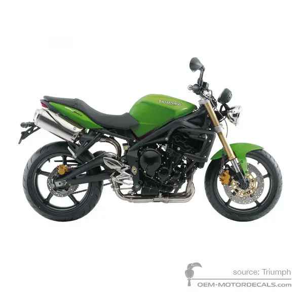 Triumph STREET TRIPLE 675 2008 - Grün - Roulette Green