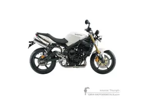 Adesivi per Triumph STREET TRIPLE 675 2008 - Bianco • Triumph Adesivi OEM