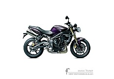 Autocollants pour Triumph STREET TRIPLE 675 2012 - Violet • Triumph Autocollants OEM