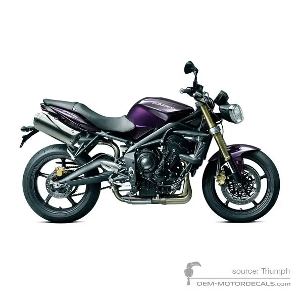 Triumph STREET TRIPLE 675 2012 - Violett - Imperial Purple
