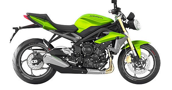 OEM Decals Triumph STREET TRIPLE 675 2014 Green Original Stickers