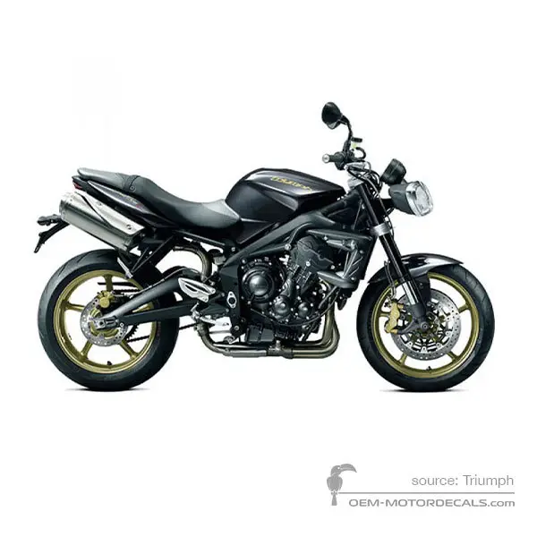 Triumph STREET TRIPLE 675 R 2012 - Nero - Phantom Black