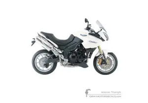Stickers voor Triumph TIGER 1050 2008 - Wit • Triumph OEM Stickers