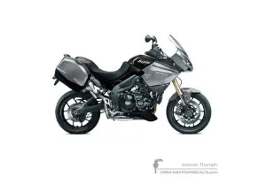 Stickers voor Triumph TIGER 1050SE 2012 - Zwart • Triumph OEM Stickers