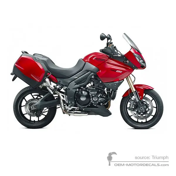 Triumph TIGER 1050SE 2012 - Rojo - Diablo Red