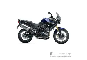 Autocollants pour Triumph TIGER 800 2014 - Bleu • Triumph Autocollants OEM
