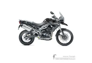 Decals for Triumph TIGER 800XC 2013 - Black • Triumph OEM Decals