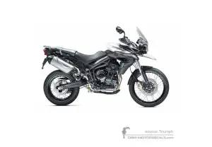 Decals for Triumph TIGER 800XC 2013 - White • Triumph OEM Decals