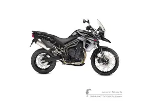 Decals for Triumph TIGER 800XC 2016 - Black • Triumph OEM Decals