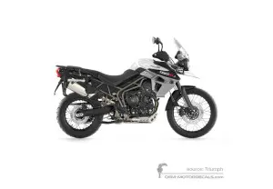 Pegatinas para Triumph TIGER 800XCa 2017 - Blanco • Triumph Pegatinas OEM