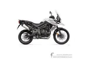 Stickers voor Triumph TIGER 800XCa 2018 - Wit • Triumph OEM Stickers
