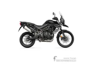 Decals for Triumph TIGER 800XCx 2018 - Black • Triumph OEM Decals