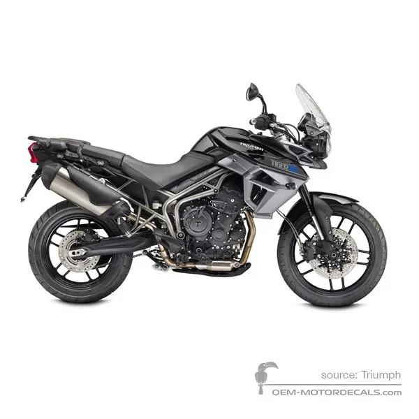 TRIUMPH TIGER 800XR 2015 - Noir - Phantom Black