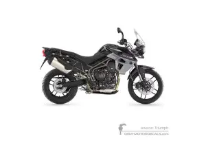 Decals for TRIUMPH TIGER 800XR 2017 - Black • Triumph OEM Decals