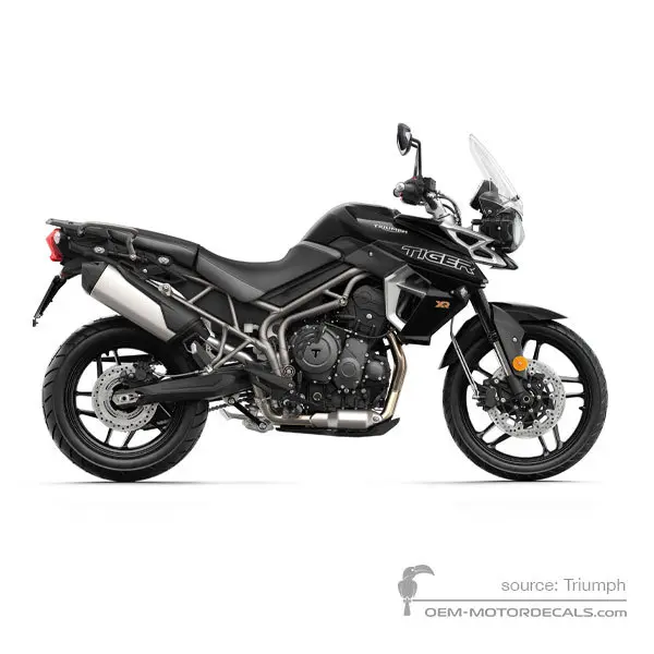 TRIUMPH TIGER 800XR 2019 - Noir - Jet Black