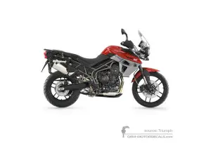 Decals for Triumph TIGER 800XRt 2016 - Orange • Triumph OEM Decals