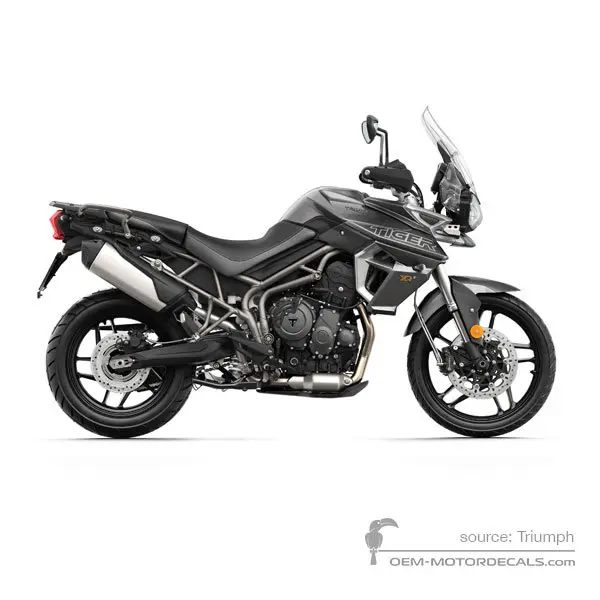 Triumph TIGER 800XRt 2018 - Silver - Silver Ice