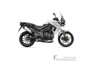 Decals for Triumph TIGER 800XRt 2020 - White • Triumph OEM Decals