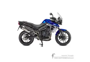 Stickers voor Triumph TIGER 800XRx 2017 - Blauw • Triumph OEM Stickers