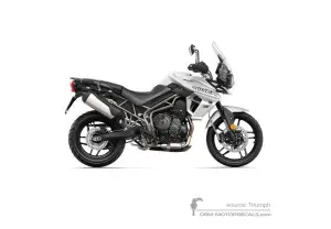 Autocollants pour Triumph TIGER 800XRx 2019 - Blanc • Triumph Autocollants OEM