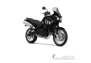 Aufkleber für Triumph TIGER 955i 2001 - Schwarz • Triumph OEM-Aufkleber
