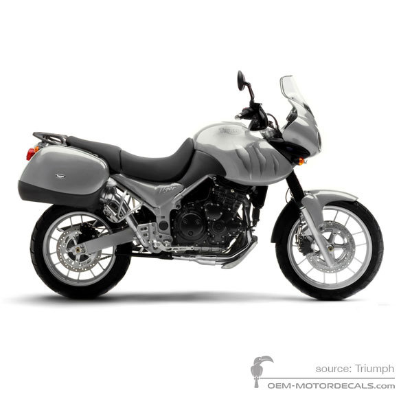 Adesivi per Triumph TIGER 955i 2006 - Argento • Triumph Adesivi OEM