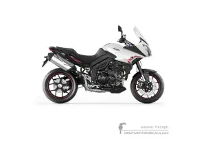 Pegatinas para Triumph TIGER SPORT 1050 2014 - Blanco • Triumph Pegatinas OEM
