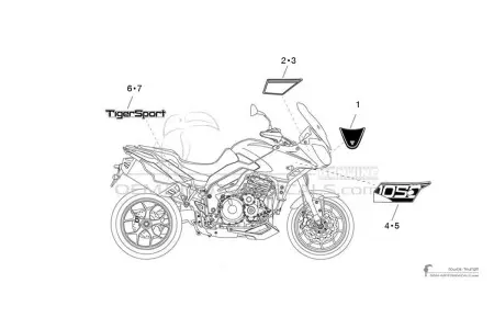 Triumph TIGER SPORT 1050 2018 - Plata