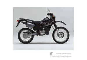 Stickers voor Yamaha DT125R 1999 - Zwart • Yamaha OEM Stickers