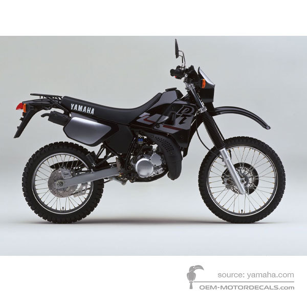 Aufkleber für Yamaha DT125R 2000 - Schwarz • Yamaha OEM-Aufkleber