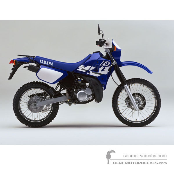 Decals for Yamaha DT125R 2000 - Blue • Yamaha OEM Decals