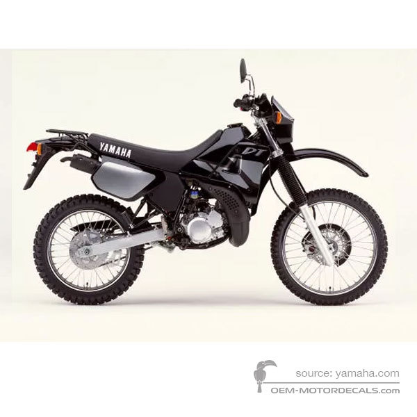 Aufkleber für Yamaha DT125R 2002 - Schwarz • Yamaha OEM-Aufkleber